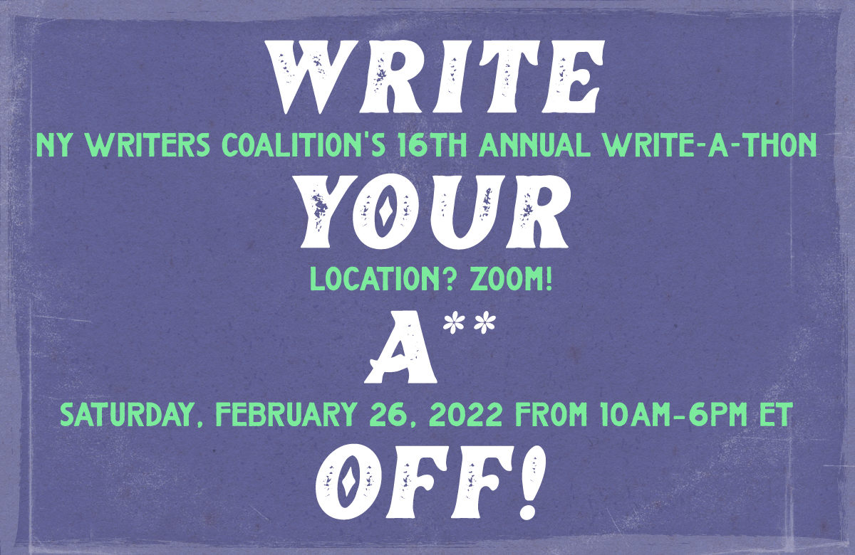 NYWC s 16th Annual Write A Thon NY Writers